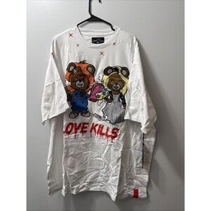 Frost Originals Love Kills Shirt Sm Chucky Tiffany Halloween Childs Play 4XB